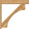 Ekena Millwork Westlake Block Rough Sawn Outlooker, Western Red Cedar, 8"W x 46"D x 46"H OUT08X46X46WTL05RWR - alternate 4